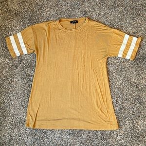 Roolee Mustard Yellow Short Sleeve Shirt